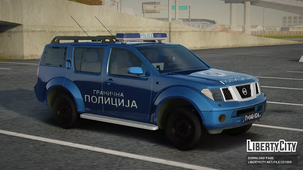 Nissan Pathfinder Granična Policija v2 / GTA San Andreas