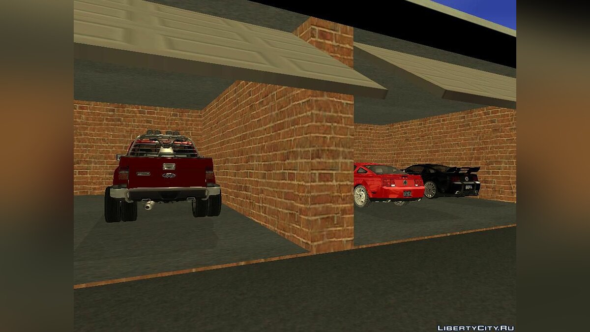 Двойной гараж в дорети для GTA San Andreas - Картинка #1
