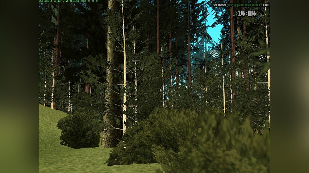 Лес MOD beta для GTA San Andreas - Картинка #1