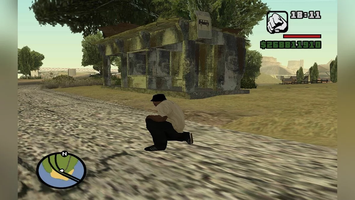 Остановка из сталкера / GTA San Andreas