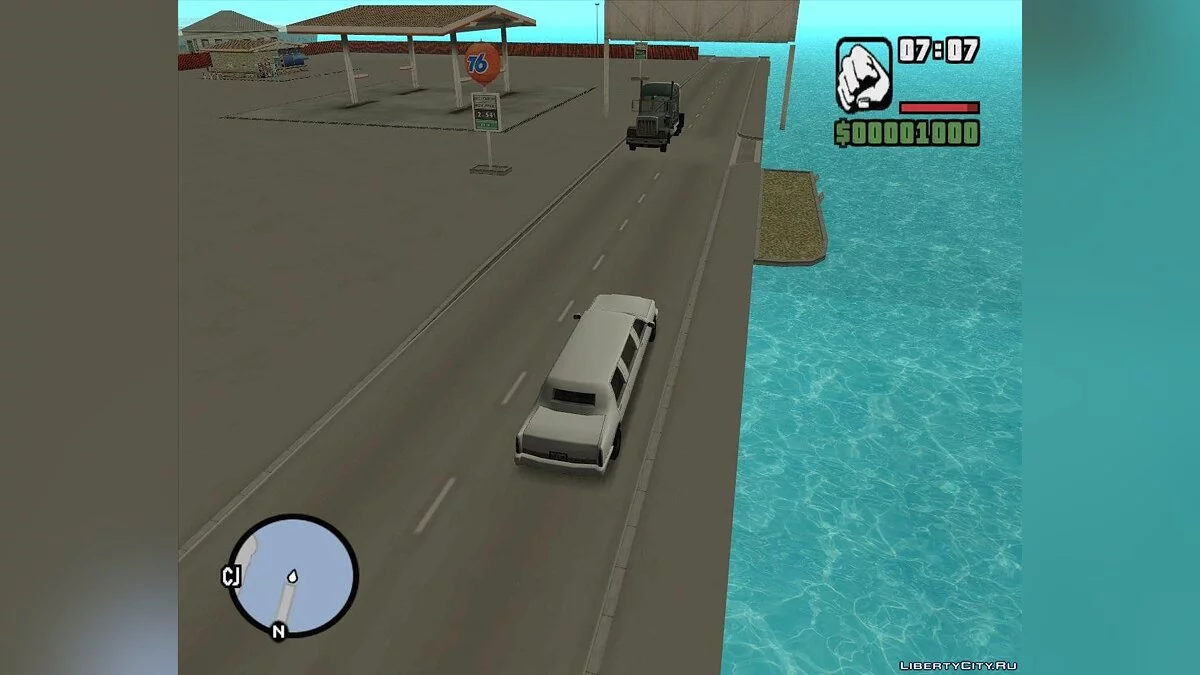 АЗС из игры Дальнобойщики 3 / GTA San Andreas