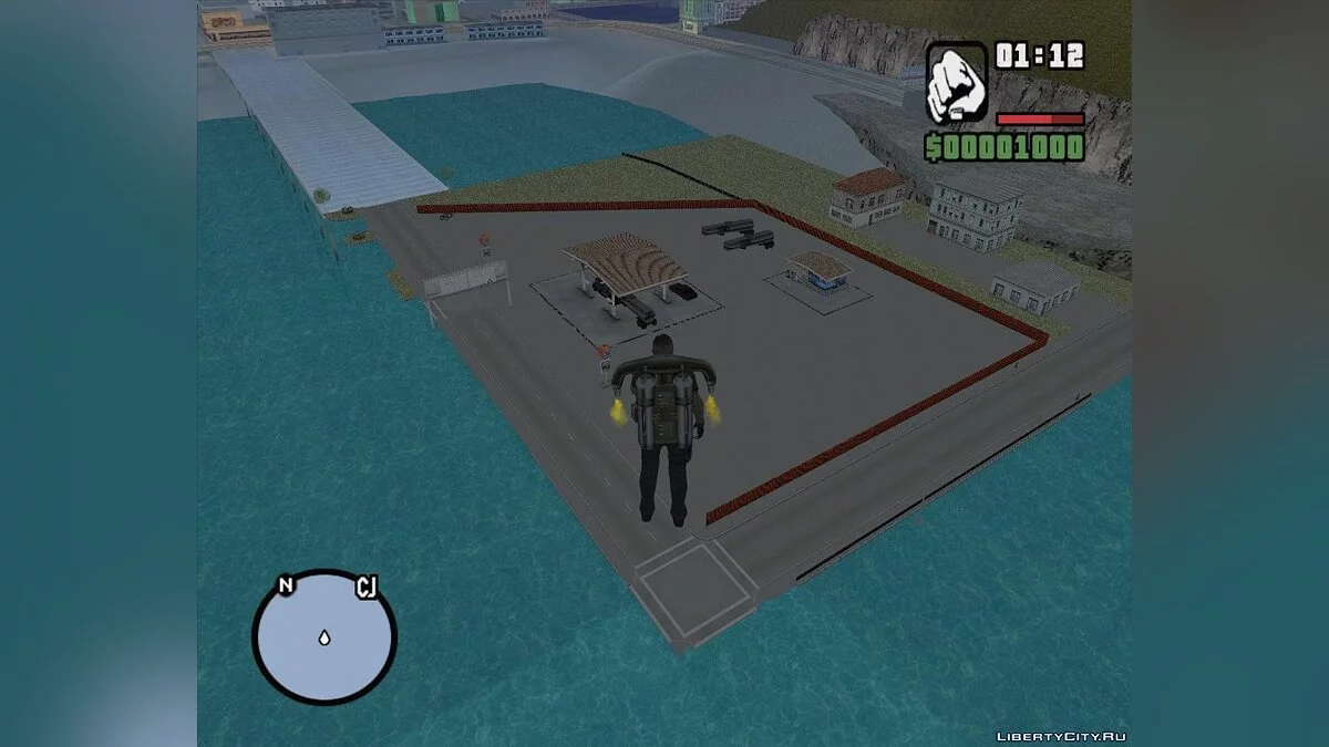 АЗС из игры Дальнобойщики 3 / GTA San Andreas