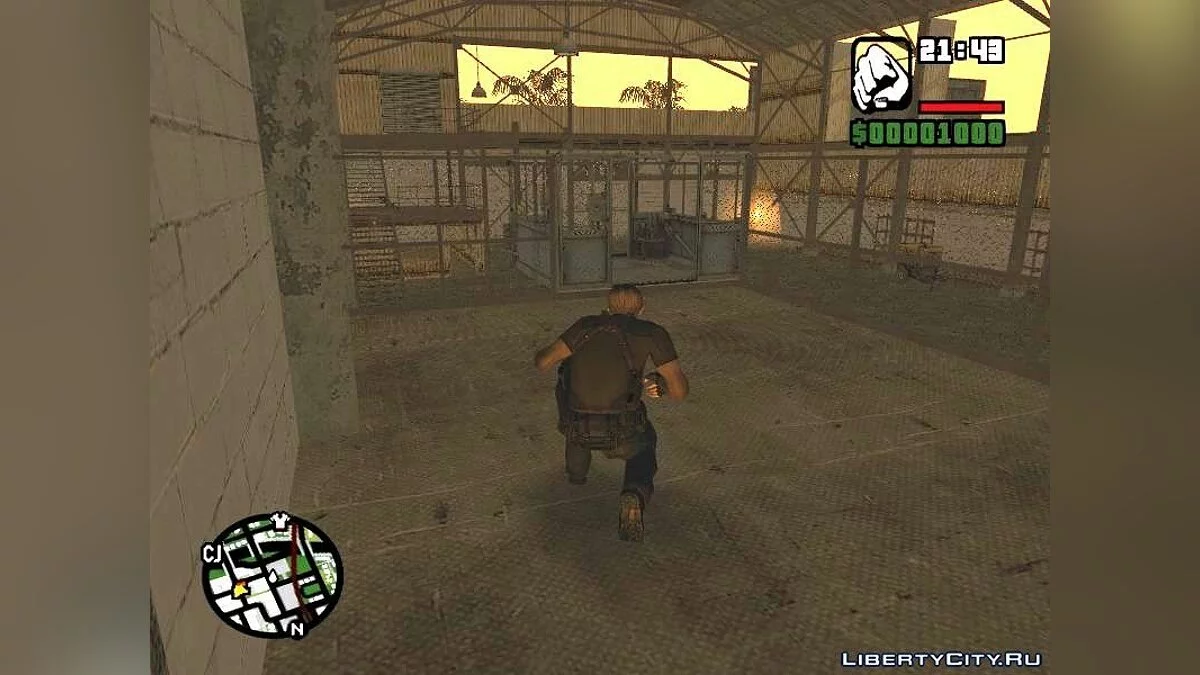 Вертолетный гараж из HL2Ep2 / GTA San Andreas