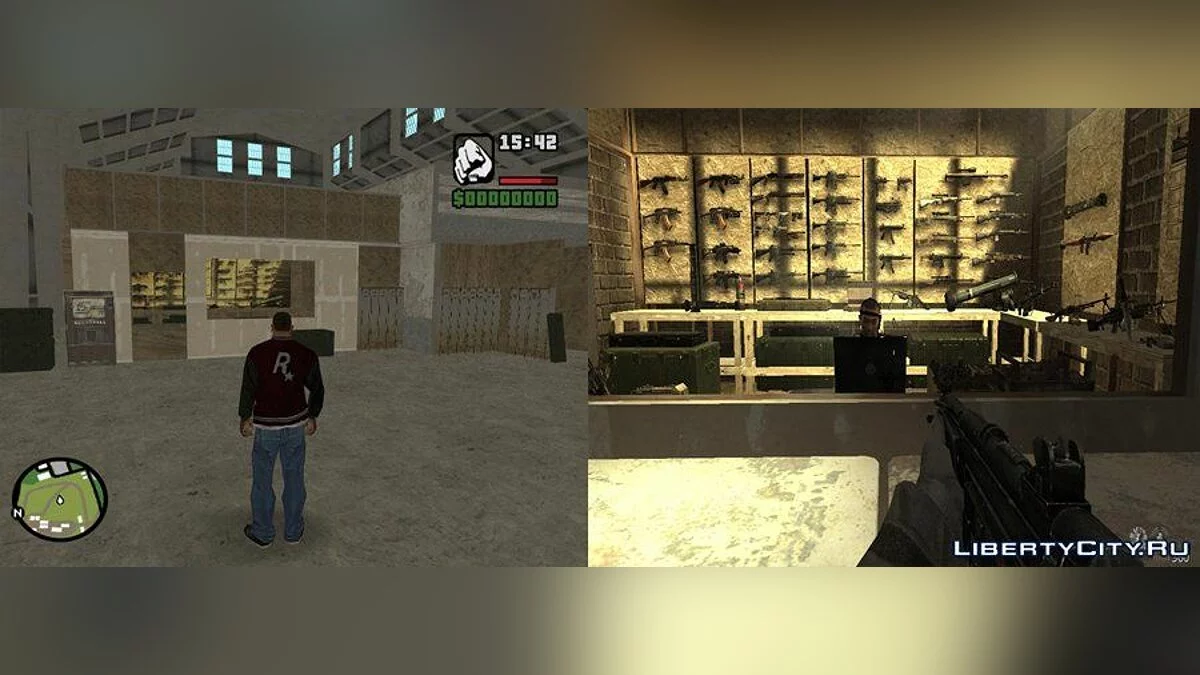 Большой пак объектов из COD 4 / GTA San Andreas