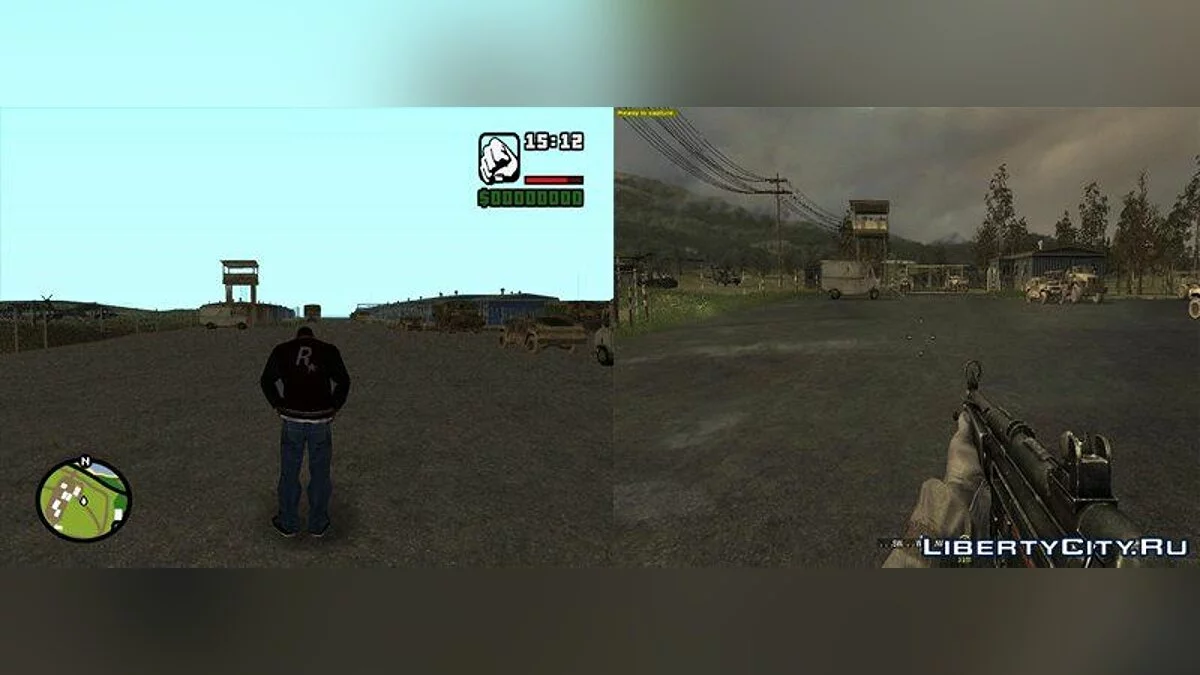 Большой пак объектов из COD 4 / GTA San Andreas