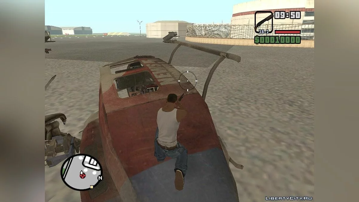 Разрушенный вертолет из Left 4 Dead 2  / GTA San Andreas