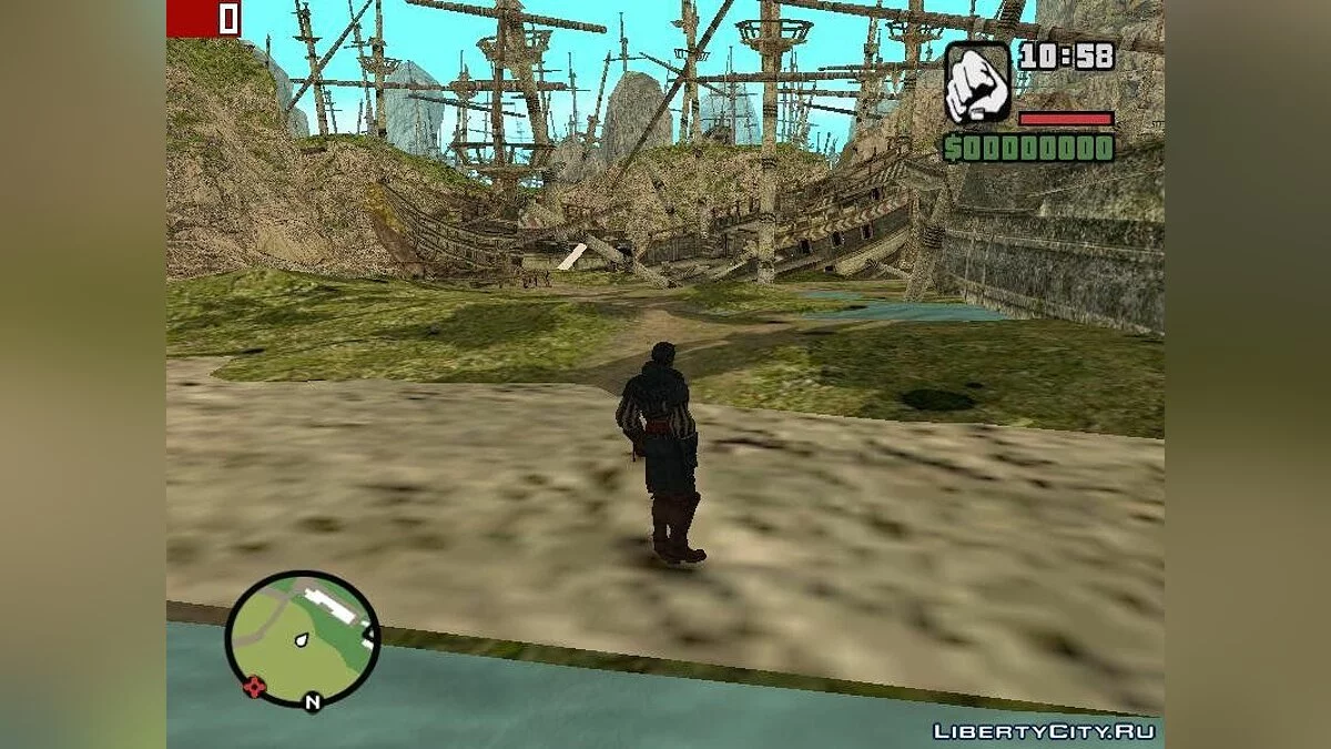 Бухта Погибших кораблей / GTA San Andreas