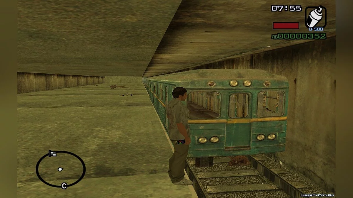 Метровагон из Metro 2033 / GTA San Andreas