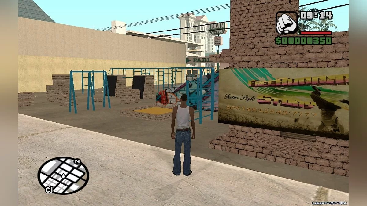 FreeRunning and Parkour Spot / GTA San Andreas