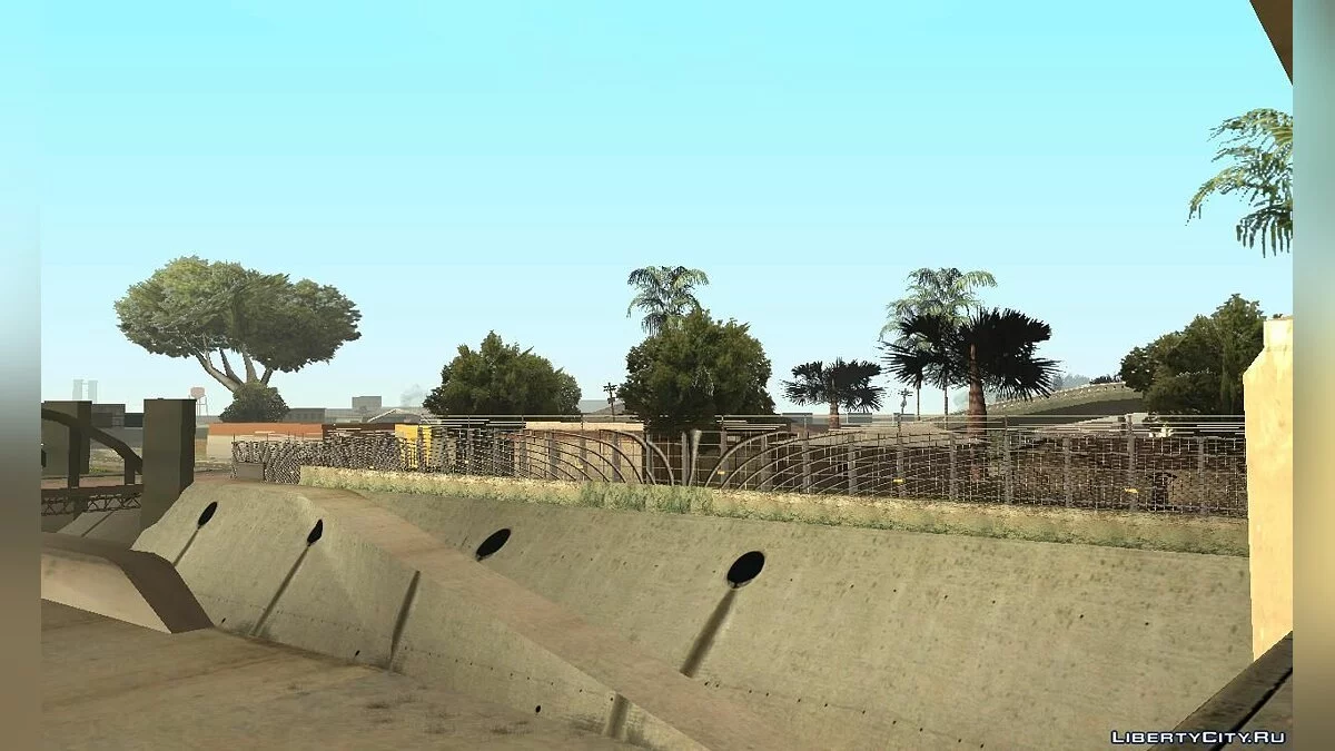 Забор вокруг грув стрит / GTA San Andreas