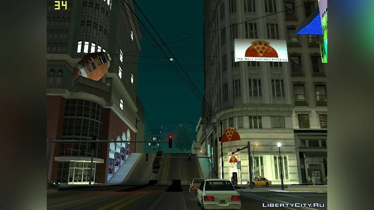 Times Square In SF / GTA San Andreas
