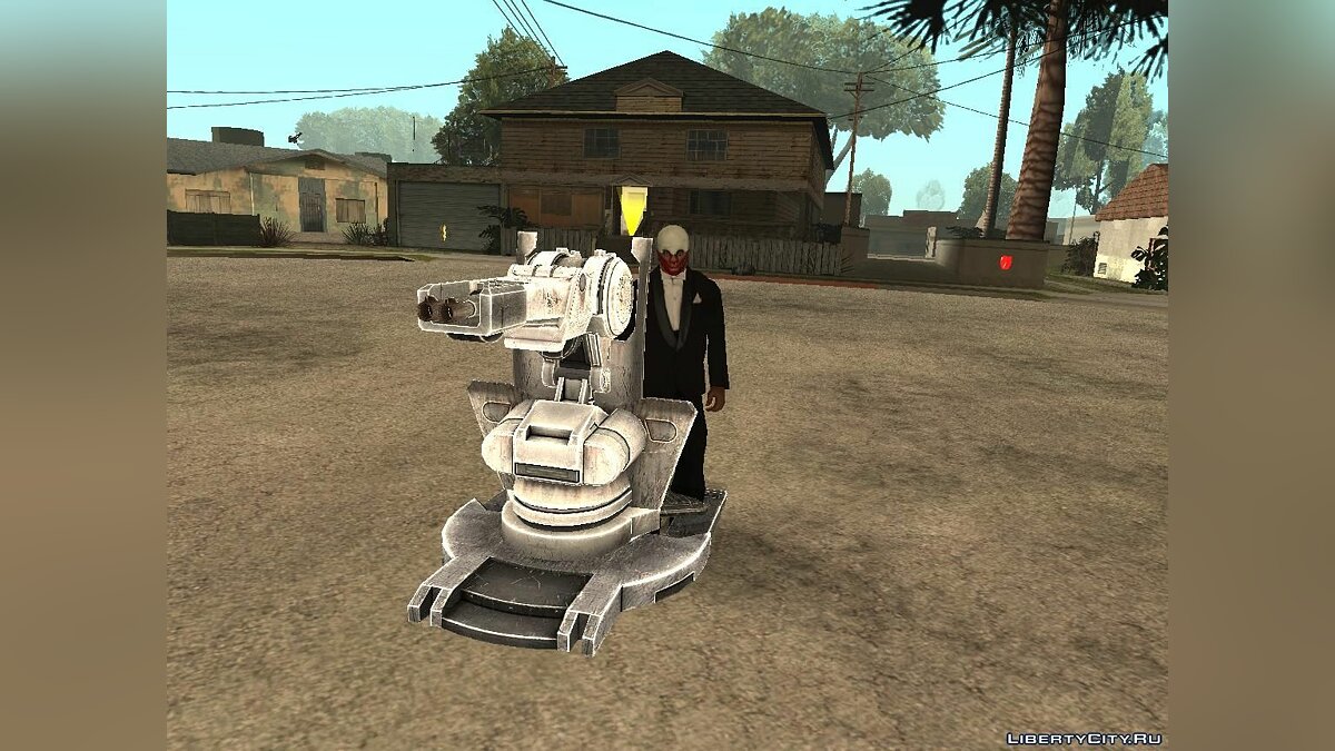 Скачать ME Mounted Gun by Raiden для GTA San Andreas