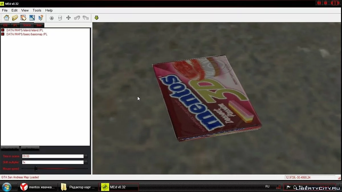 Mentos 3D / GTA San Andreas