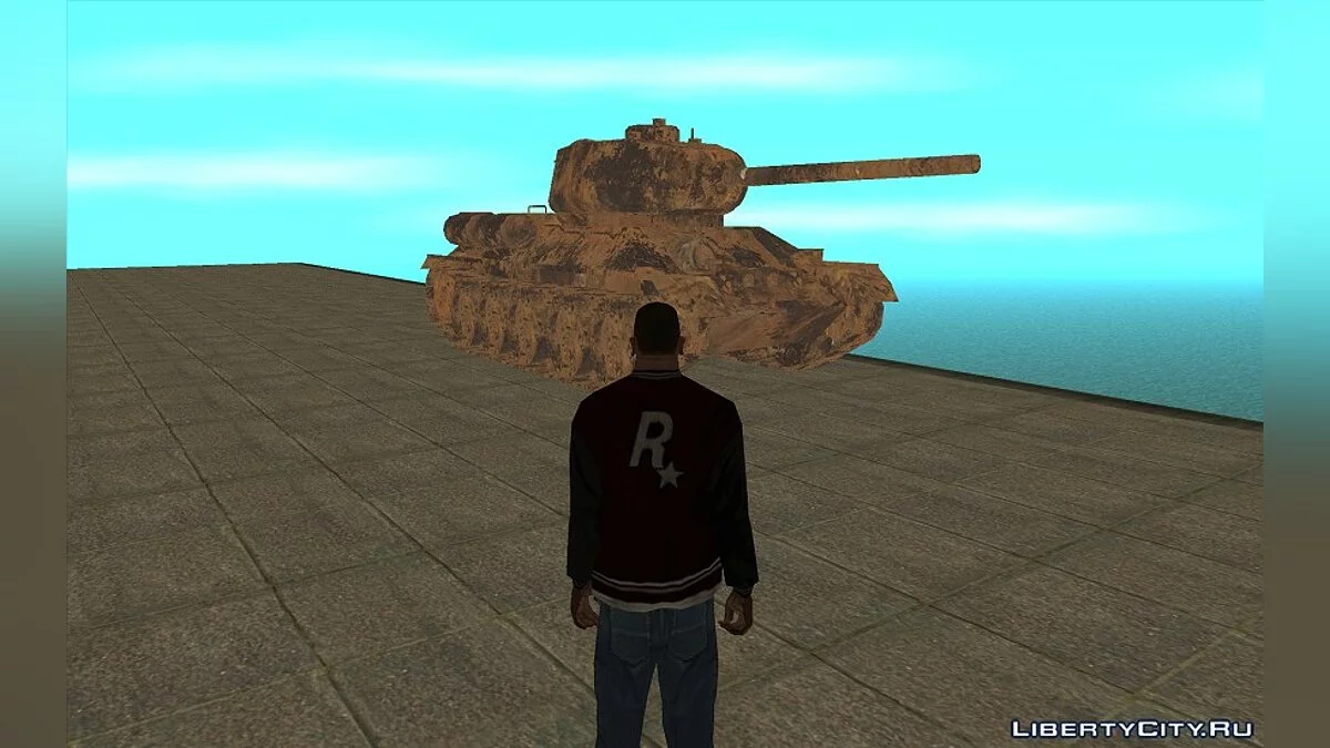 T34-85 из GTA V / GTA San Andreas