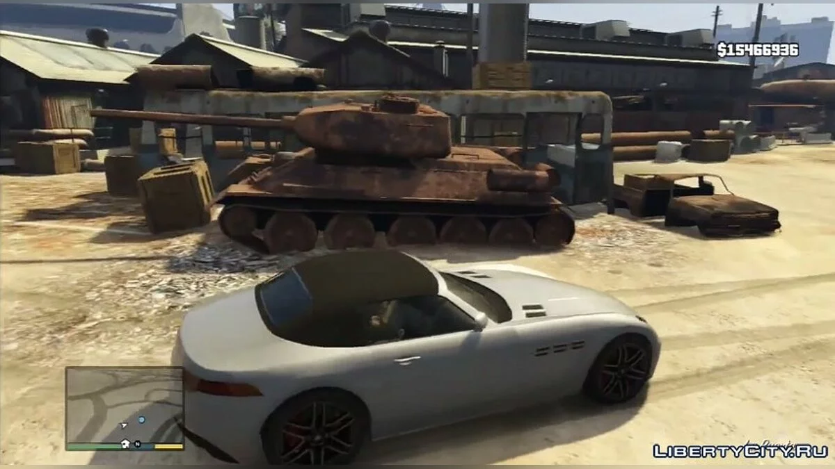 T34-85 из GTA V / GTA San Andreas