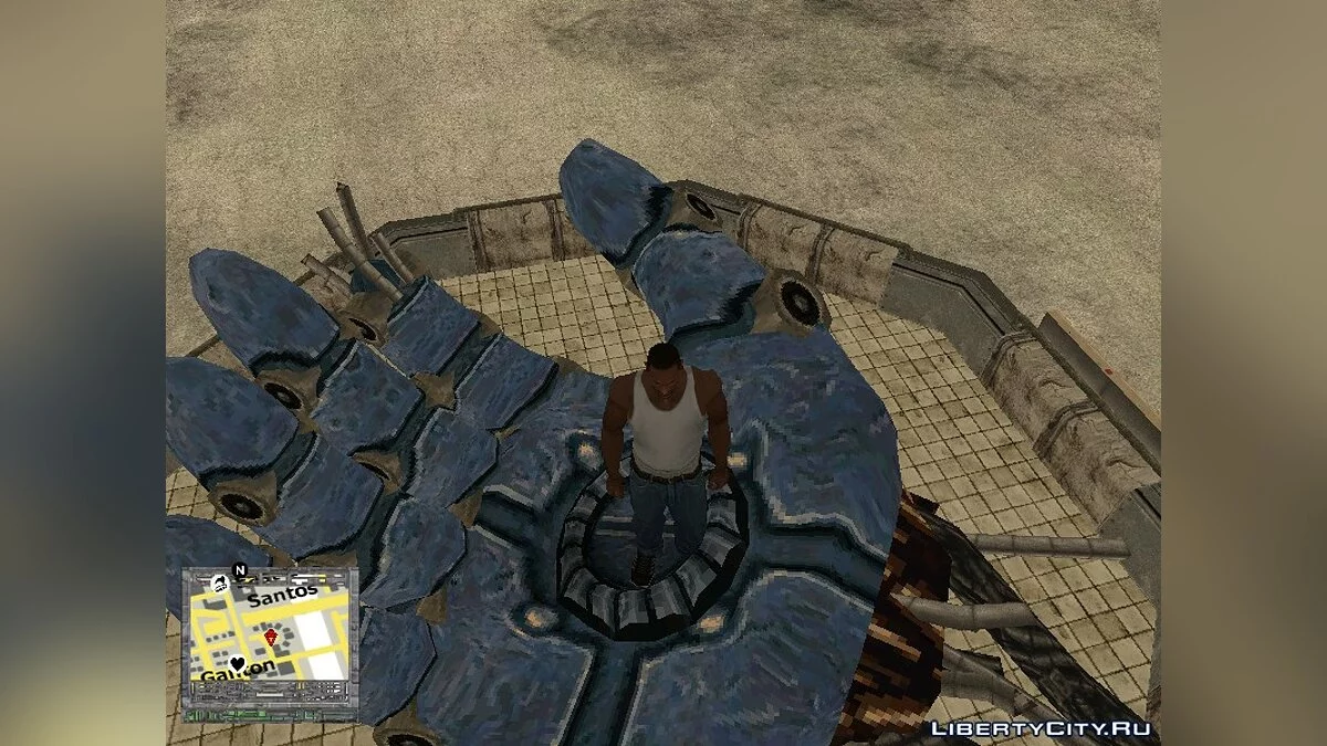 Оторванная рука Стражника из игры X-Men The Official Game / GTA San Andreas