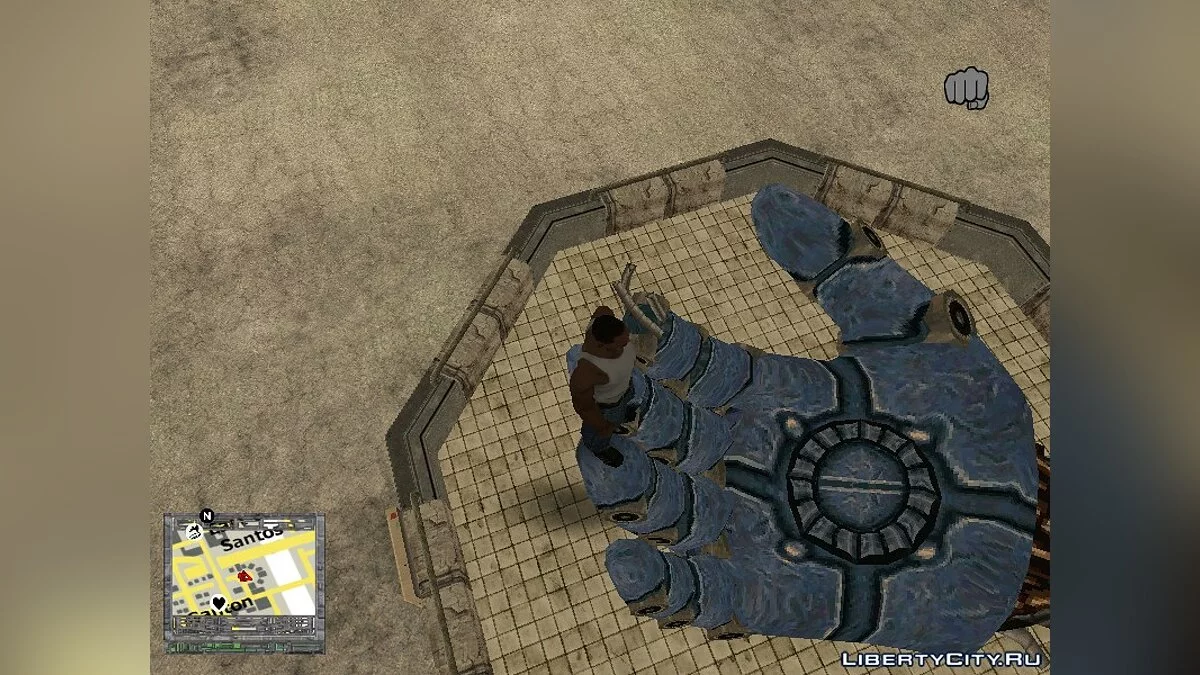 Оторванная рука Стражника из игры X-Men The Official Game / GTA San Andreas
