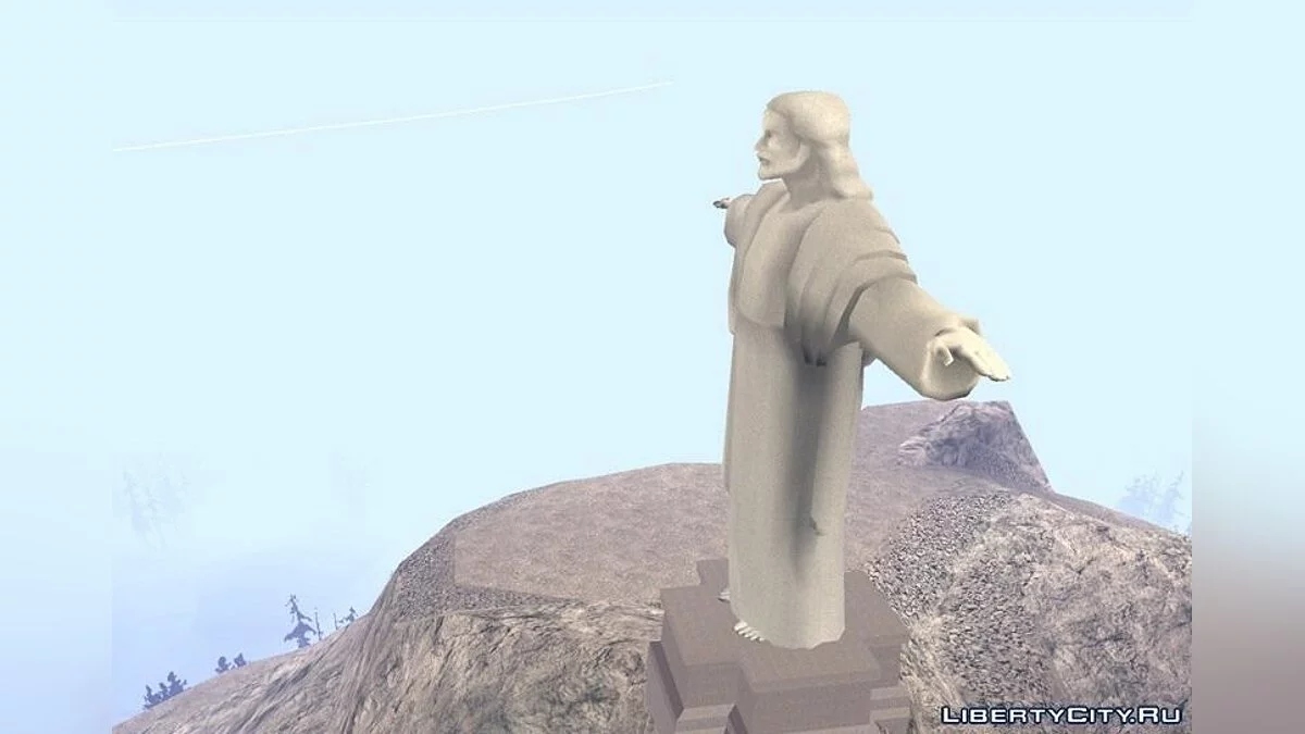 Статуя Христа Искупителя на горе Чиллиад / GTA San Andreas