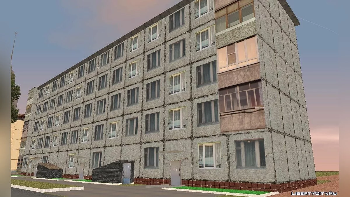 Пятиэтажный панельный дом / GTA San Andreas