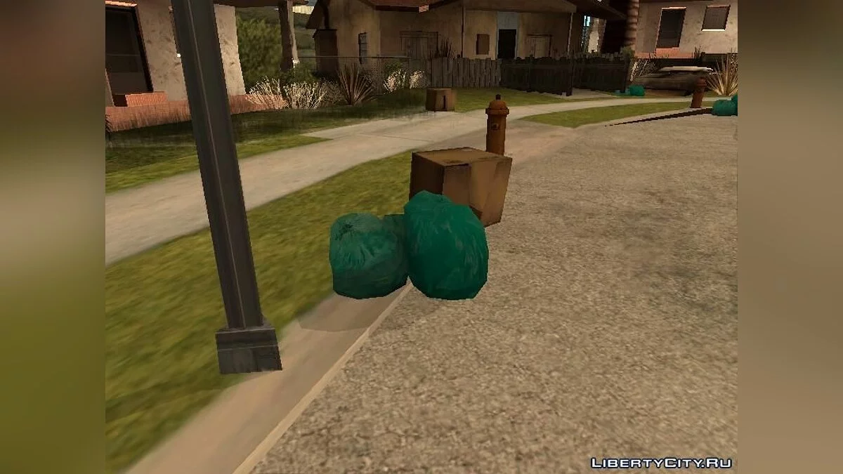 Пакеты с мусором / GTA San Andreas