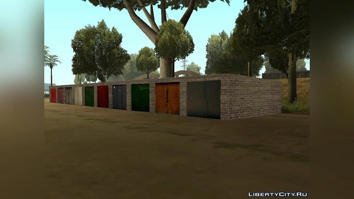 Советские гаражи / GTA San Andreas