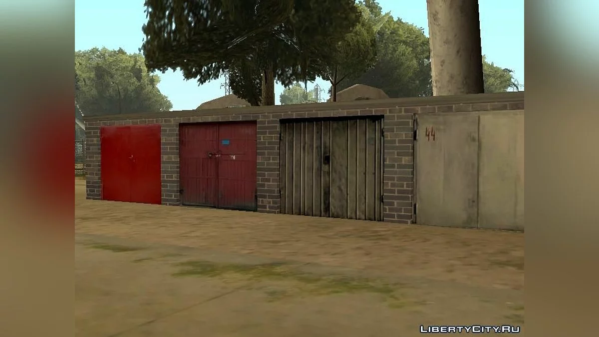 Советские гаражи / GTA San Andreas