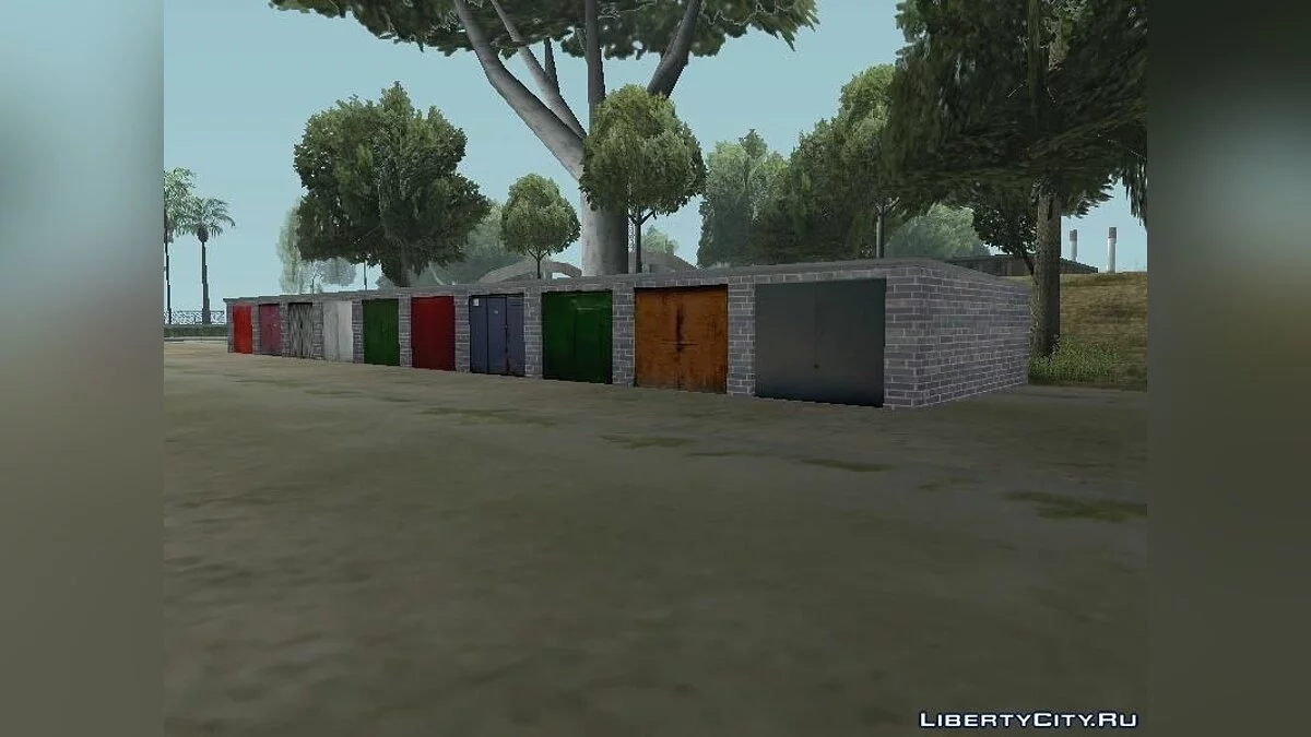 Советские гаражи / GTA San Andreas