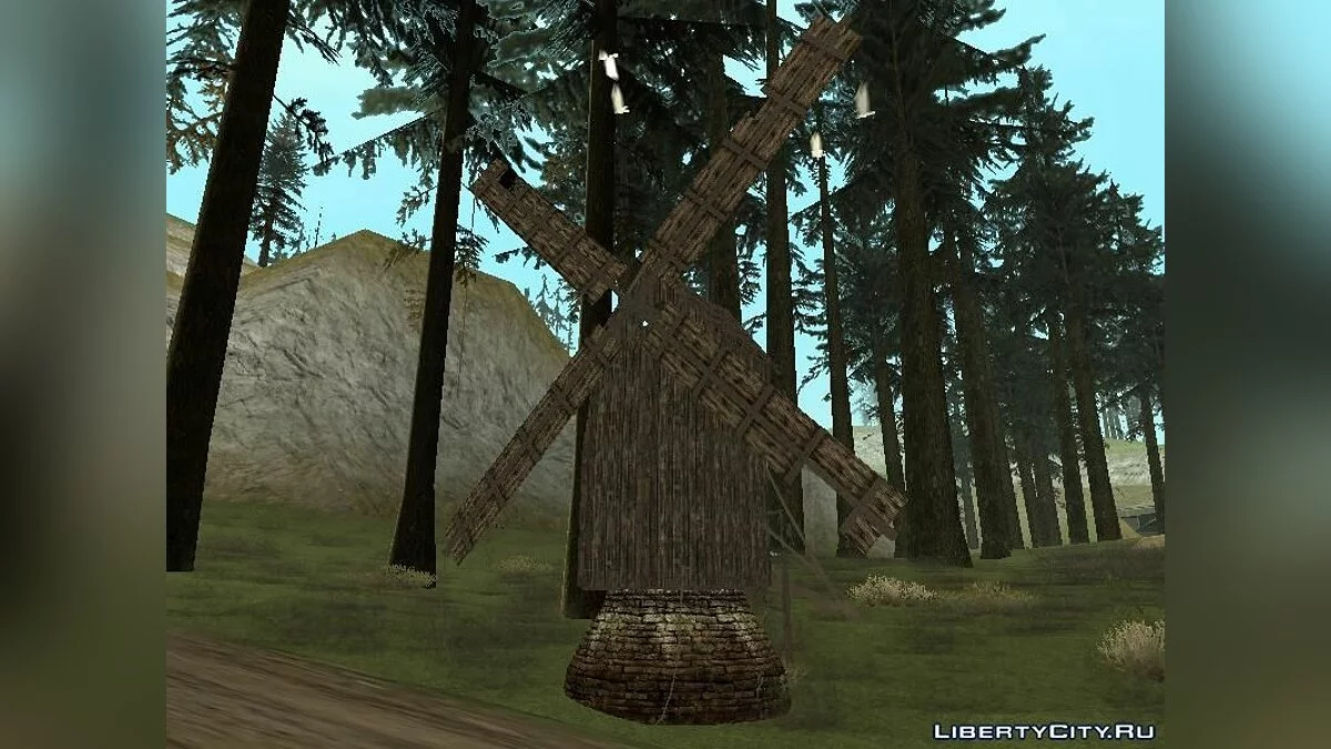 Старая ветряная мельница / GTA San Andreas