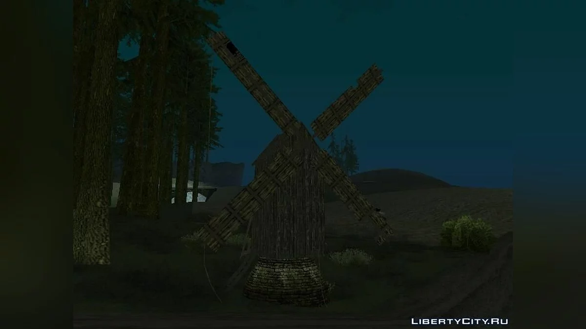 Старая ветряная мельница / GTA San Andreas