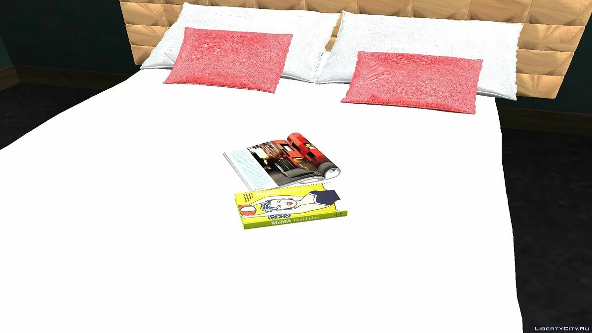 Books and Magazines in the house CJ / GTA San Andreas