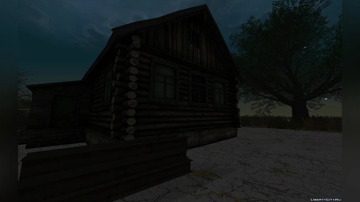 Бревенчатый дом из Spintires / GTA San Andreas