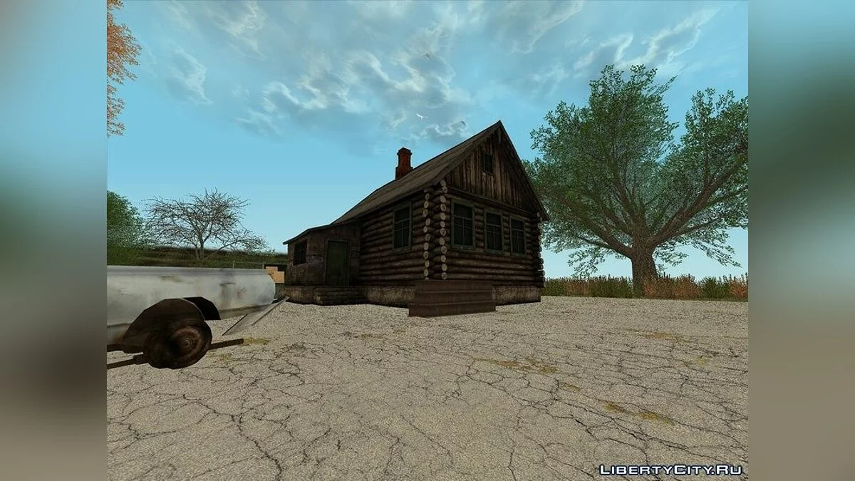 Бревенчатый дом из Spintires / GTA San Andreas