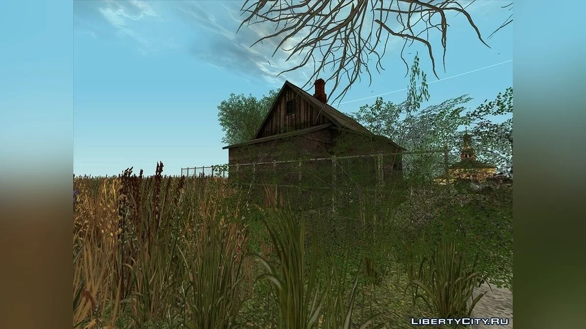 Бревенчатый дом из Spintires / GTA San Andreas