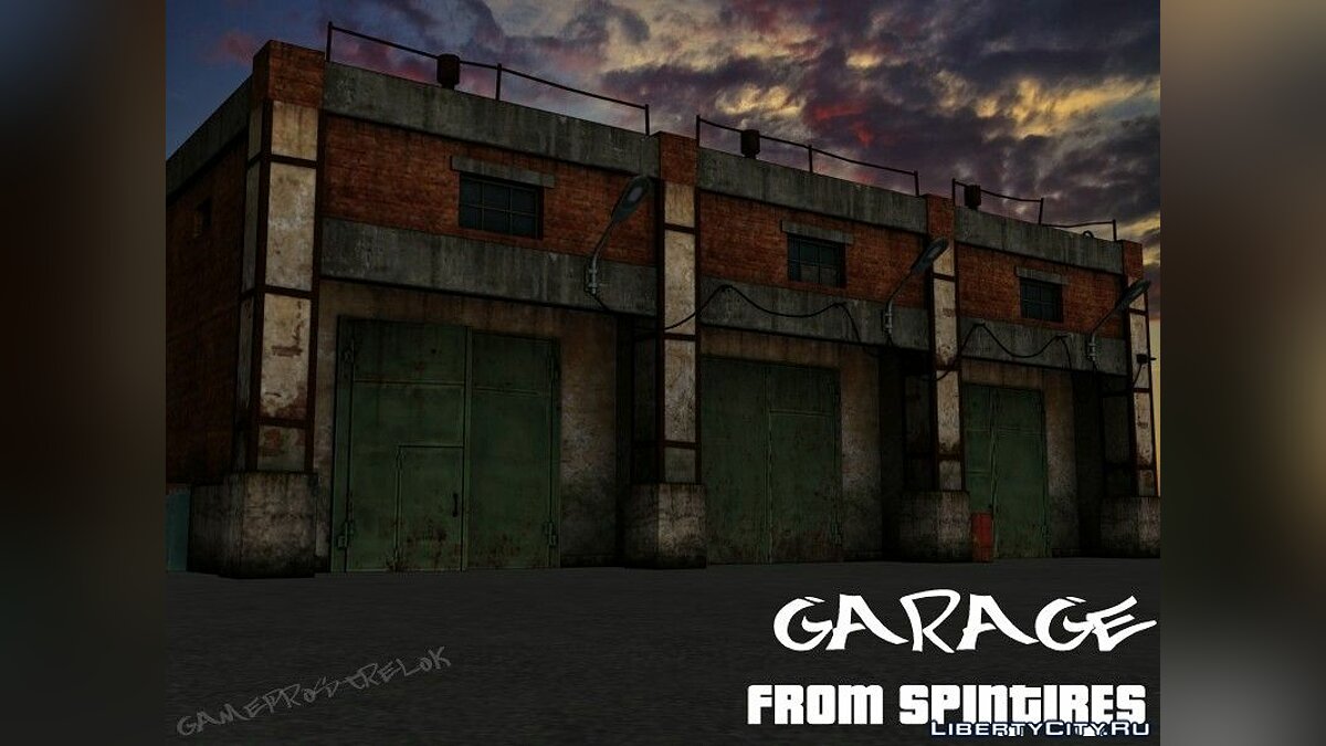 Скачать Гараж из игры Spintires для GTA San Andreas