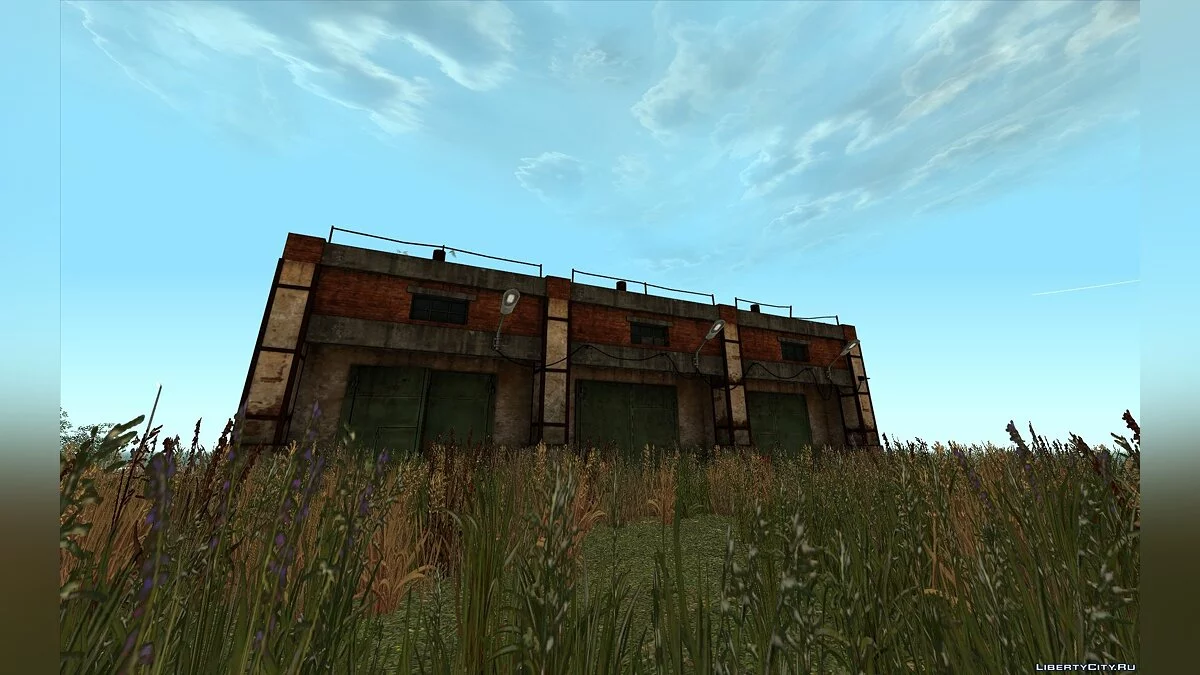 Гараж из игры Spintires / GTA San Andreas