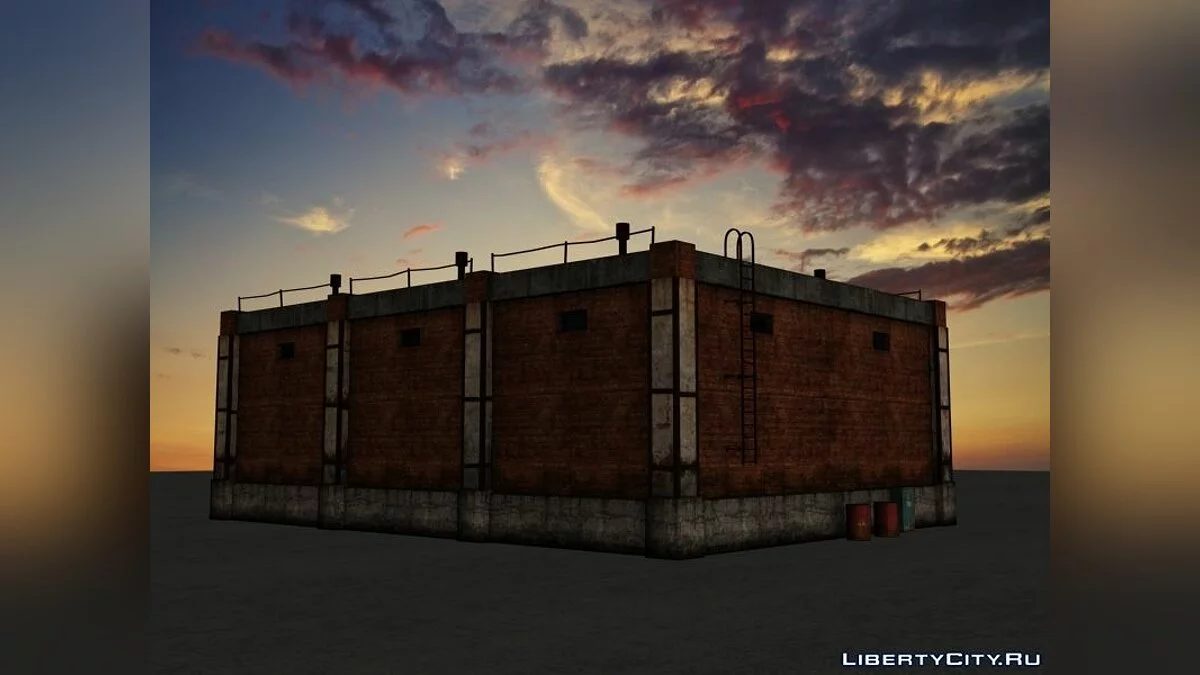 Гараж из игры Spintires / GTA San Andreas