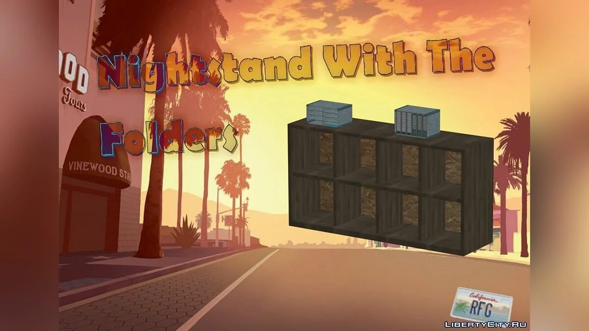 Nightstand With The Folders / GTA San Andreas