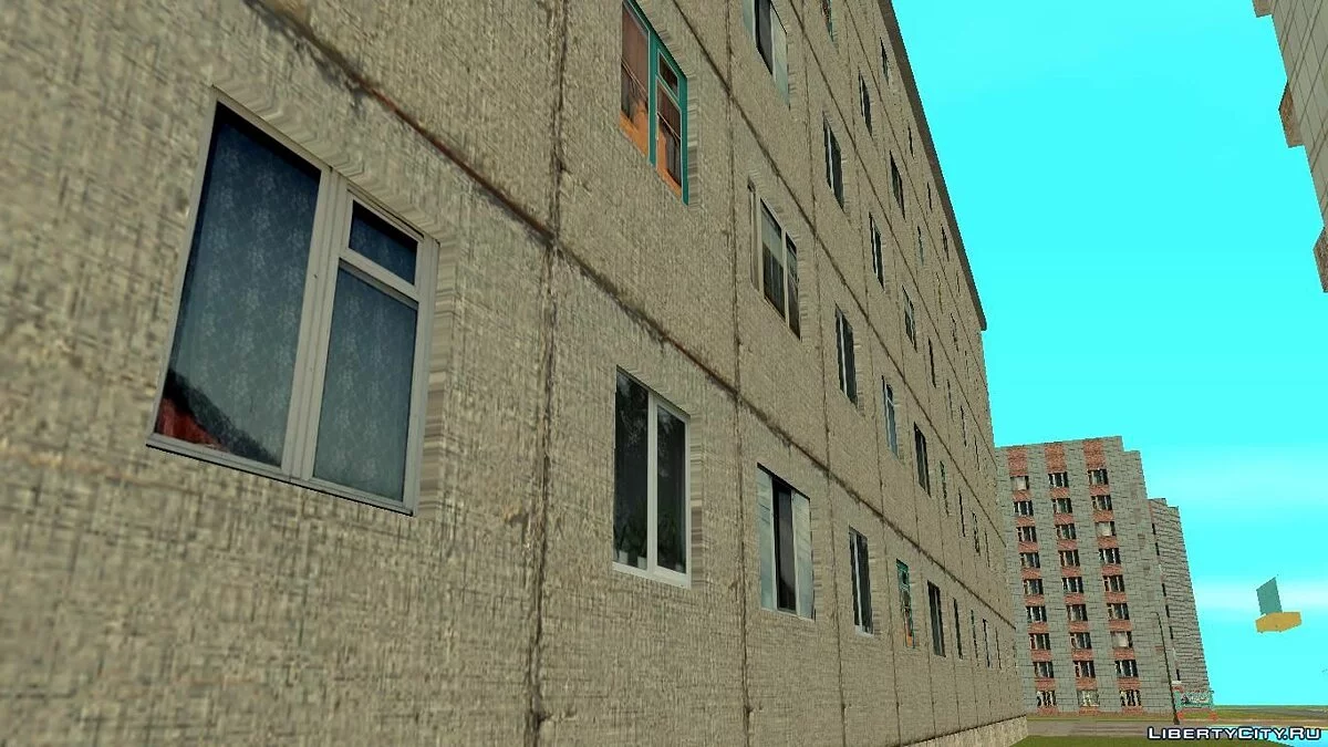 Пятиэтажный панельный дом. / GTA San Andreas