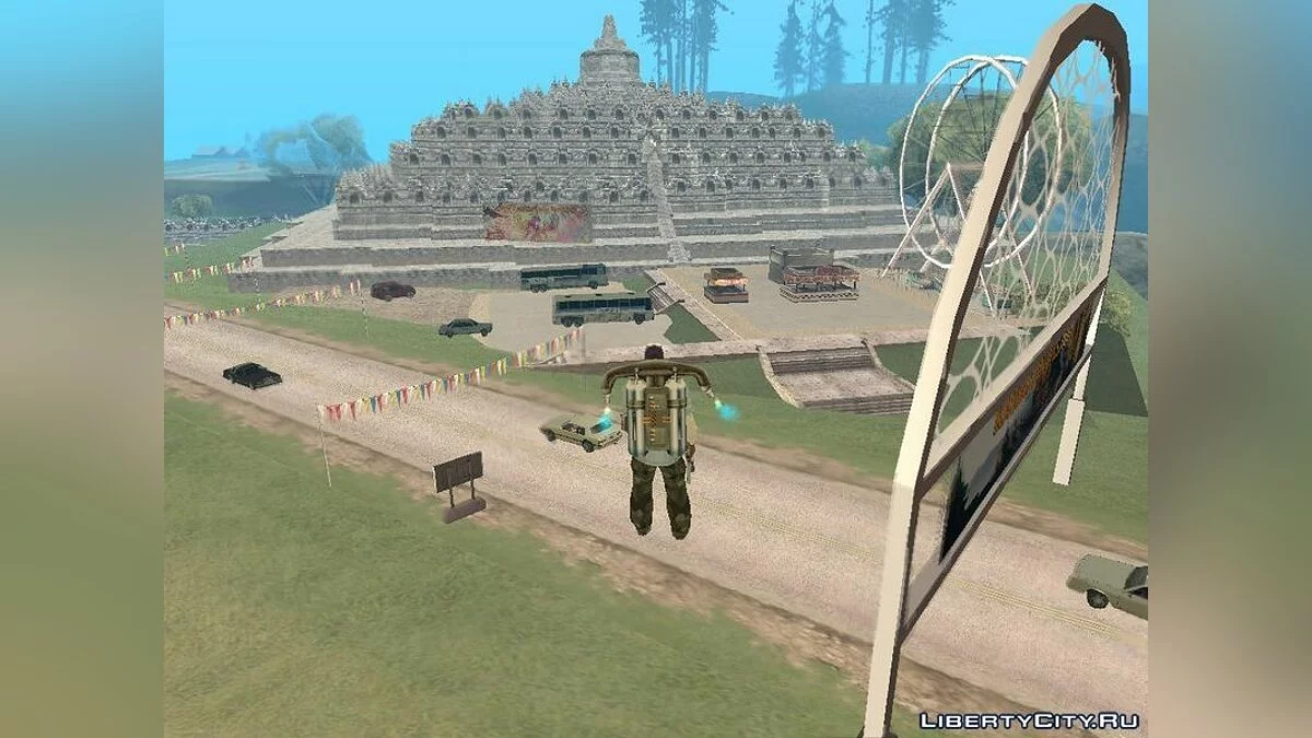 Realistic Borobudur Temple / GTA San Andreas
