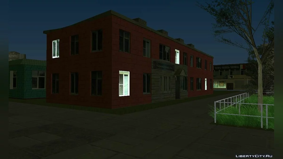 Двухэтажка с парикмахерской / GTA San Andreas