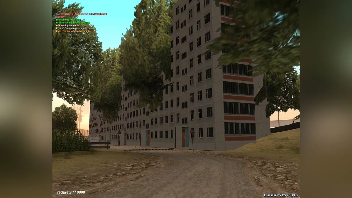 Типичный Москвовский девятиэтажный дом / GTA San Andreas