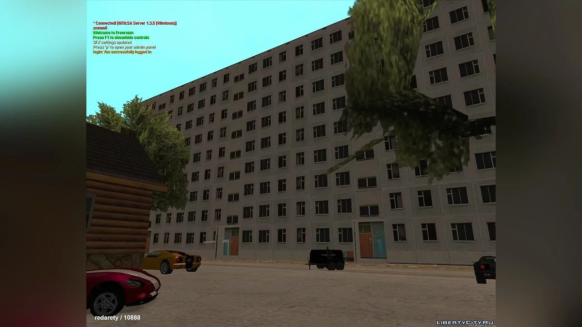 Типичный Москвовский девятиэтажный дом / GTA San Andreas