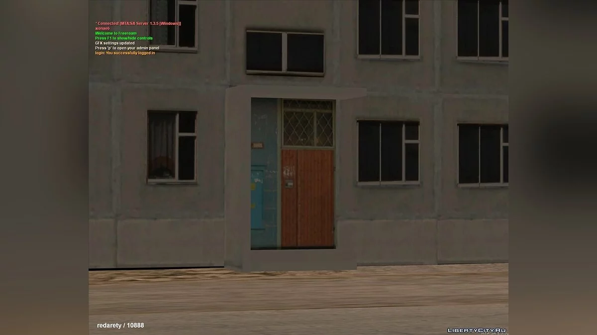 Типичный Москвовский девятиэтажный дом / GTA San Andreas
