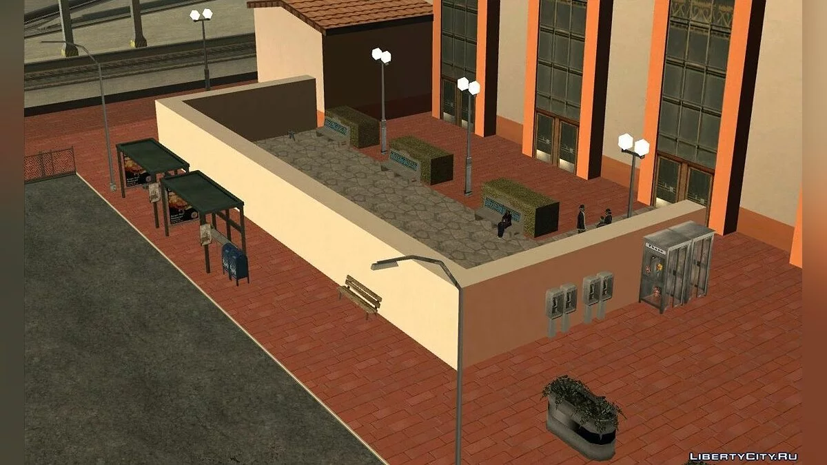 Площадь у вокзала (Открытый дом) / GTA San Andreas