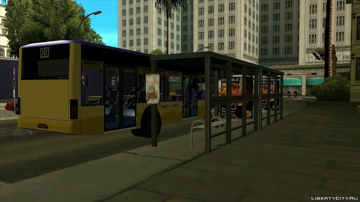 Reality Mod. Автобусные остановки в ЛС (Fix) / GTA San Andreas