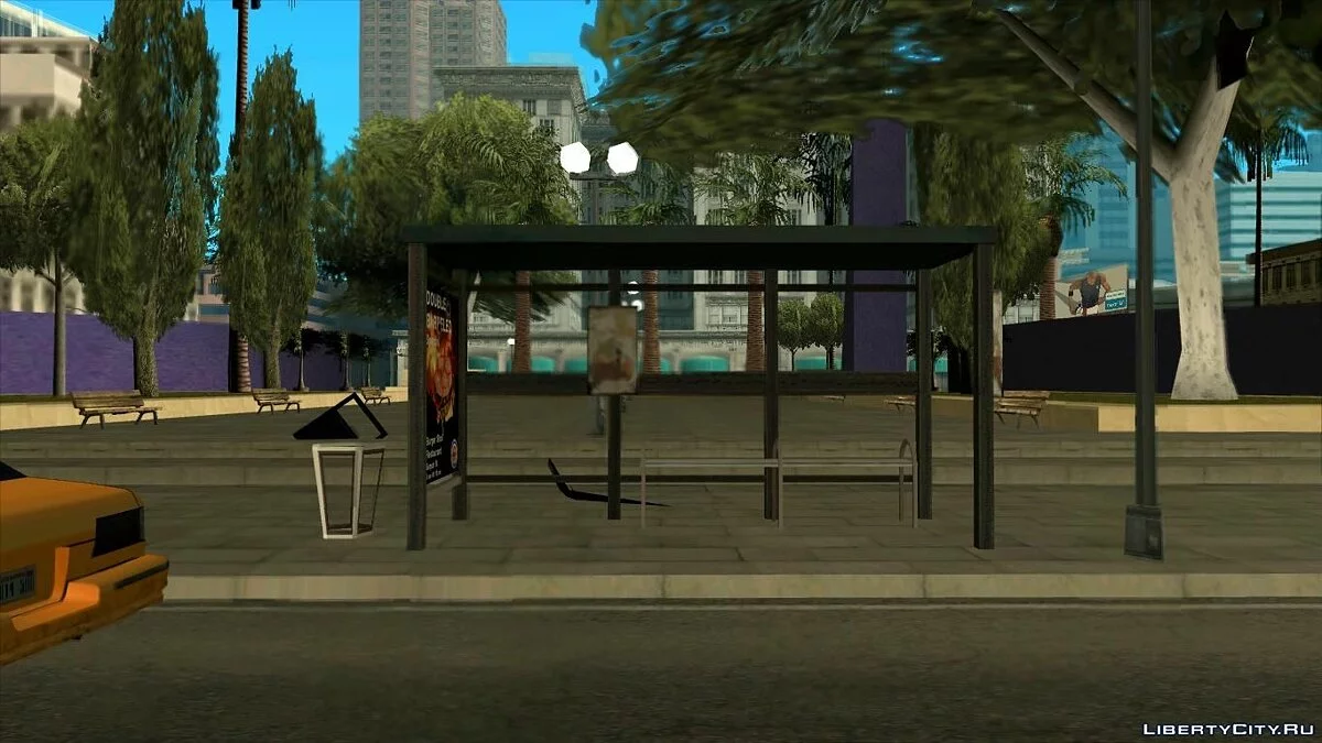Reality Mod. Автобусные остановки в ЛС (Fix) / GTA San Andreas