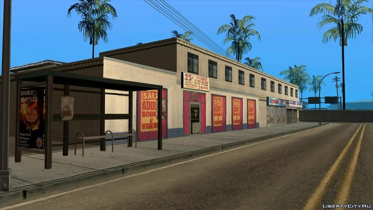 Reality Mod. Автобусные остановки в ЛС (Fix) / GTA San Andreas