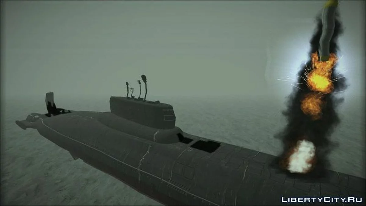 Typhoon-class submarine / GTA San Andreas