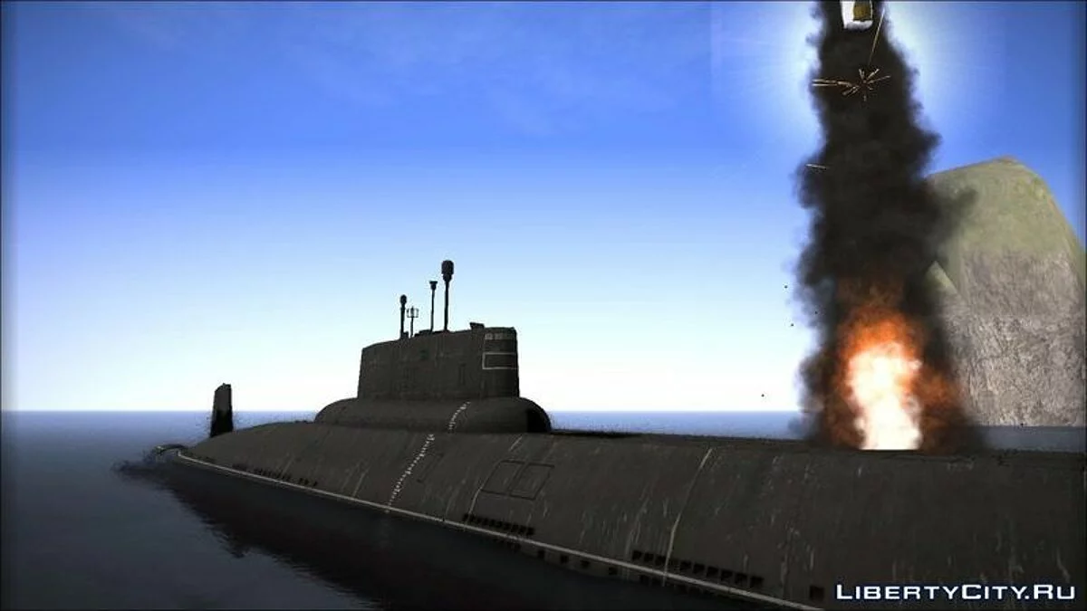 Typhoon-class submarine / GTA San Andreas