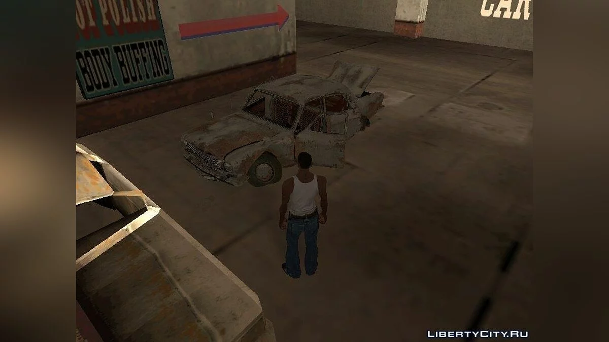 Ржавая Разбитая Волга (из DAYZ) / GTA San Andreas